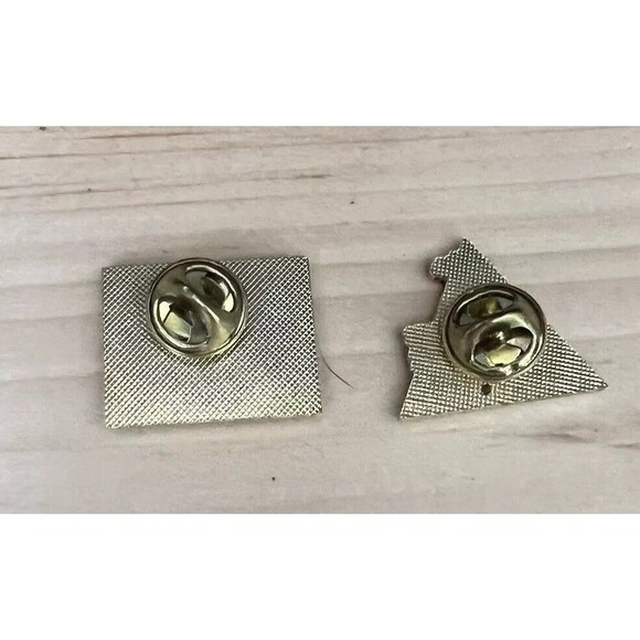 Vintage Retro Certified Operator Crane Boom Truck Enamel Lapel Pins Lot of 2 - Picture 2 of 4